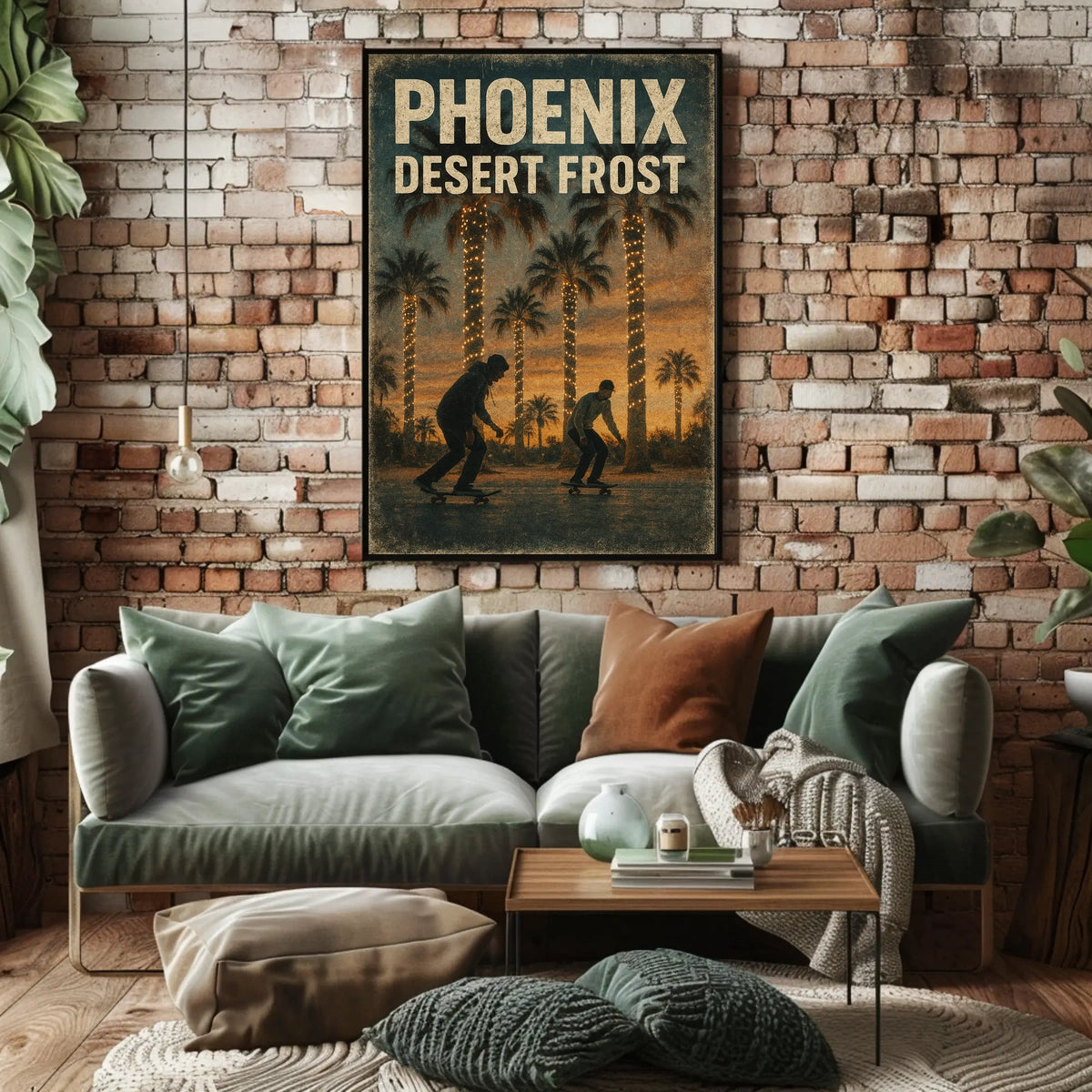 Phoenix Desert Frost Poster