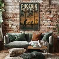 Phoenix Desert Frost Poster