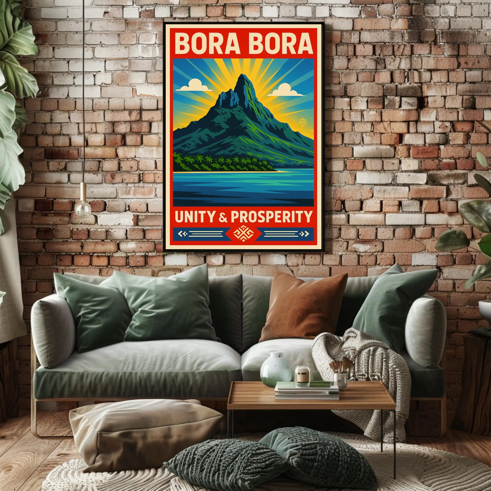 Bora Bora  Unity & Prosperity Poster PosterGoat