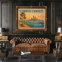 Coastal Serenity Corpus Christi Poster Print