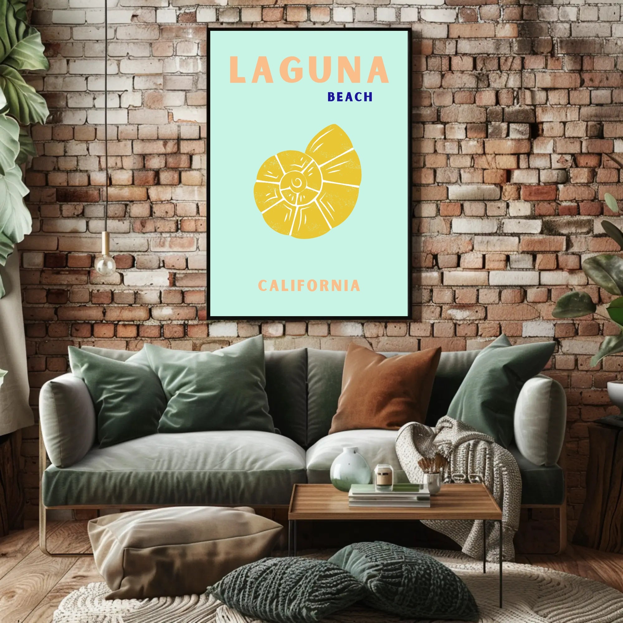 Laguna Beach Coastal Charm Travel Poster PosterGoat