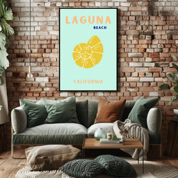 Laguna Beach Coastal Charm Travel Poster PosterGoat