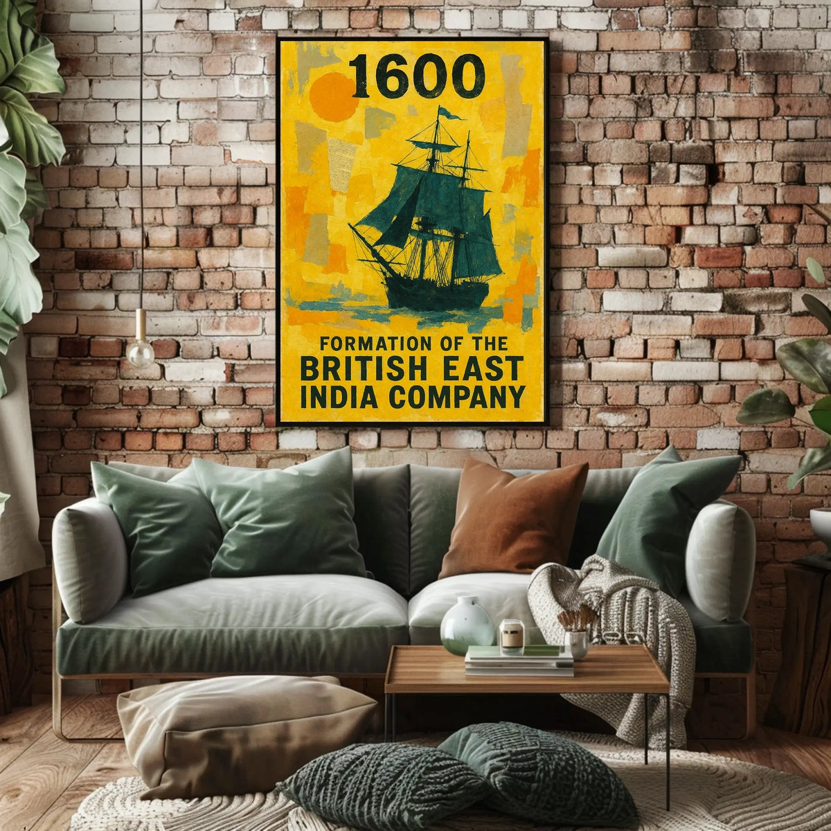 Formation of the British East India Company Poster