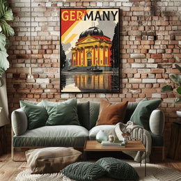 Germany Architectural Poster