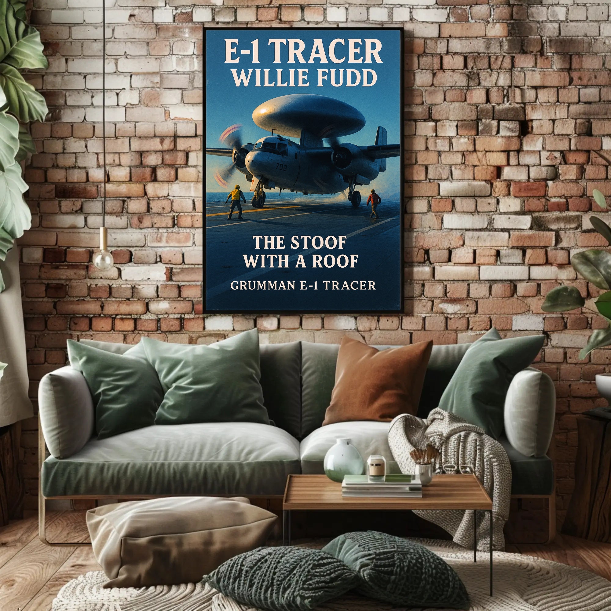 E-1 Tracer The Stoof with a Roof Poster PosterGoat