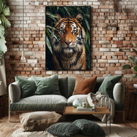 Majestic Tiger in the Wild Art Print Poster PosterGoat