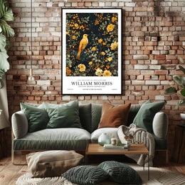 William Morris Floral Vintage Art Poster
