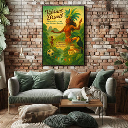 Vibrant Brazil Where Culture and Nature Thrive Poster