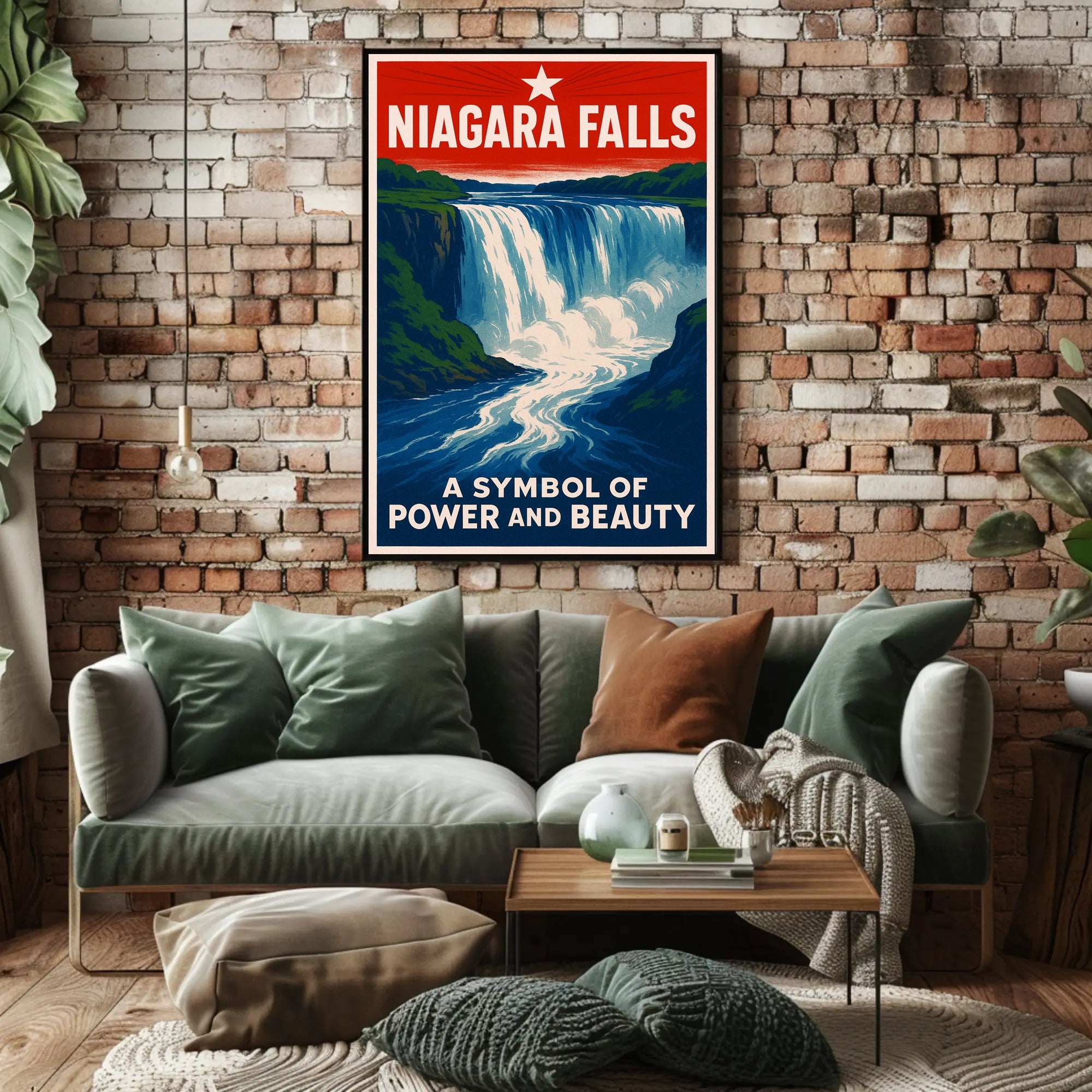 Niagara Falls A Symbol of Power and Beauty Poster PosterGoat