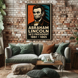 Abraham Lincoln 16th President Poster
