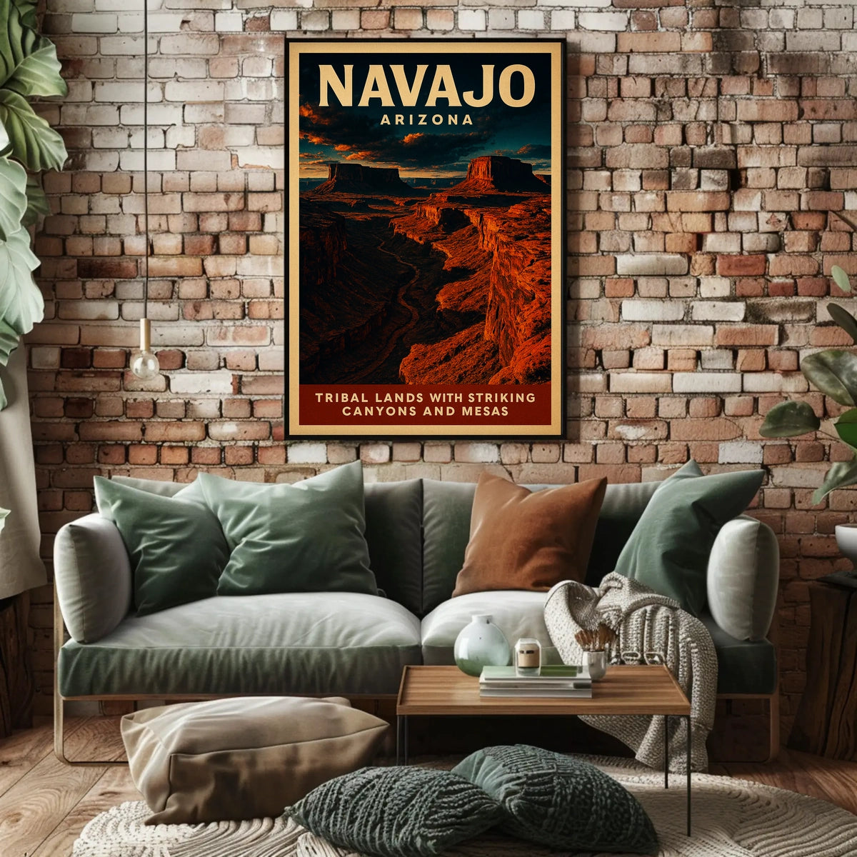 Navajo Arizona Tribal Lands Poster