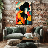 Abstract Geometric Composition Abstract Poster