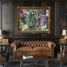 Tropical Foliage Art Poster