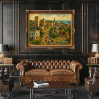 Monrovia Cityscape Vibrant Wanderlust Photography Poster