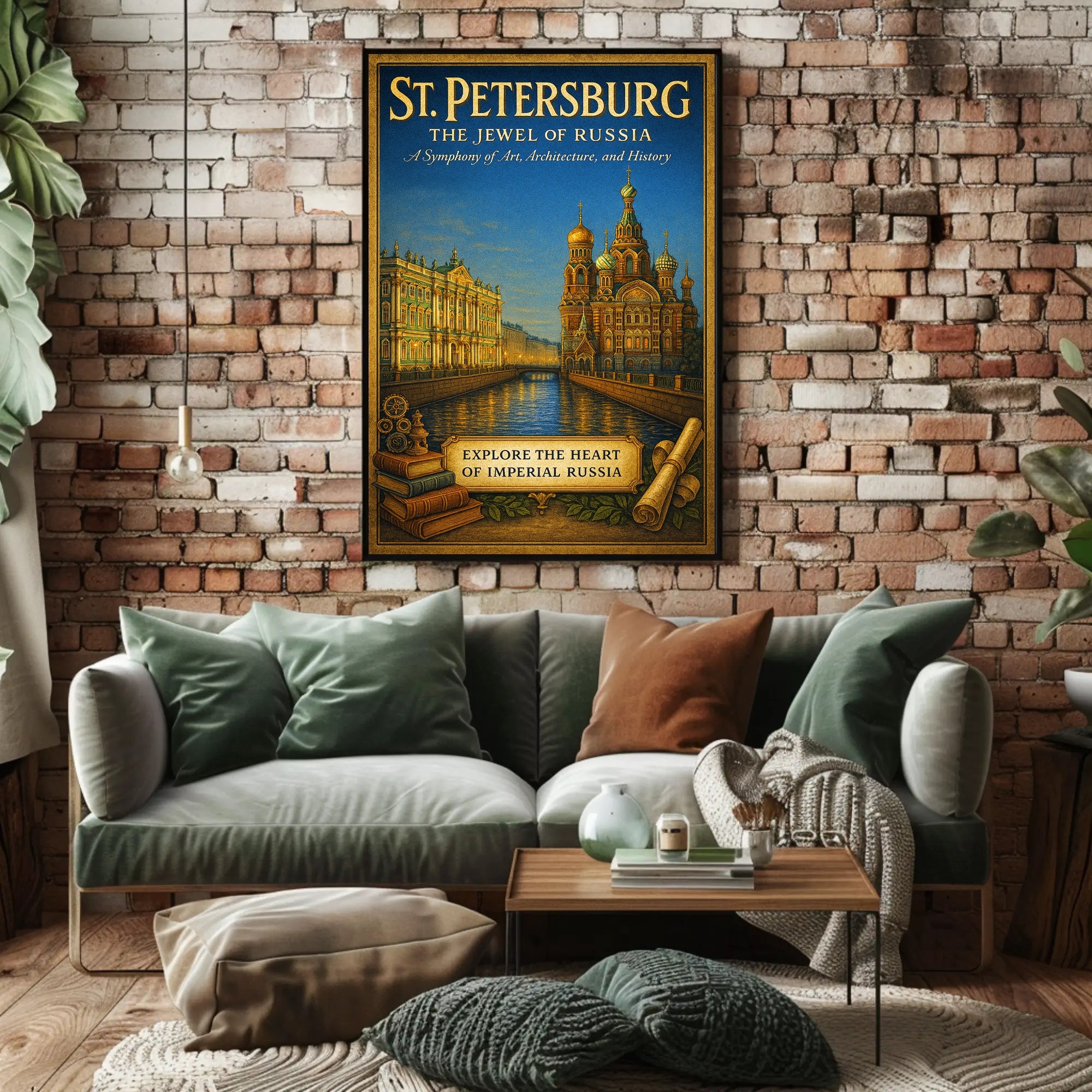 St. Petersburg The Jewel of Russia Poster