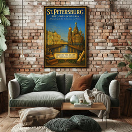 St. Petersburg The Jewel of Russia Poster