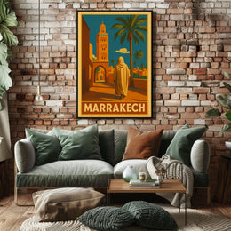 Marrakech Travel Poster