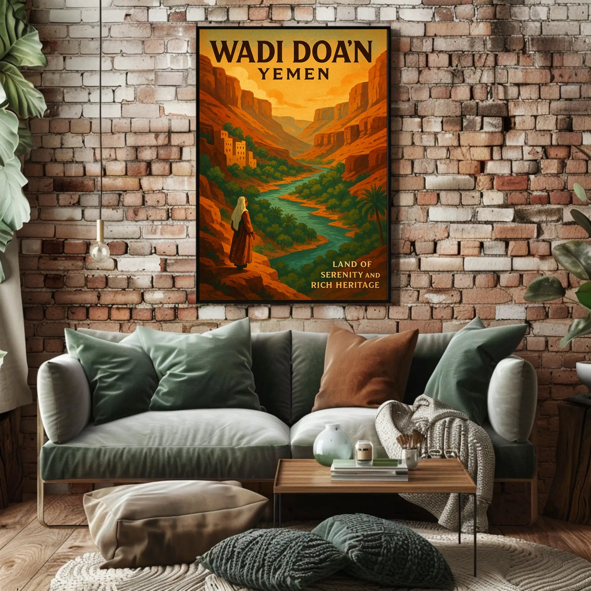 Wadi DoaN, Yemen Land Of Serenity And Poster