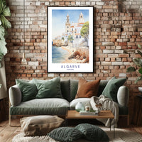 Algarve, Portugal Coastal Charm Poster