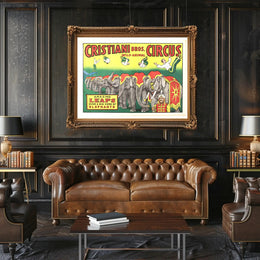 Cristiani Bros. Wild-Animal Circus Poster