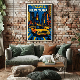 Travel New York Poster