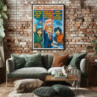 New Hampshire Highlights Poster PosterGoat