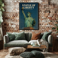 Statue of Liberty Patriotic Icon Cultural or Heritage Poster