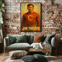 Jim Thorpe Portrait Poster