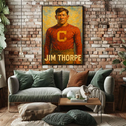 Jim Thorpe Portrait Poster