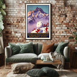 Villars-Chesières-Arveyes Winter Sports Poster