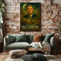 Bill Clinton 42nd President Poster