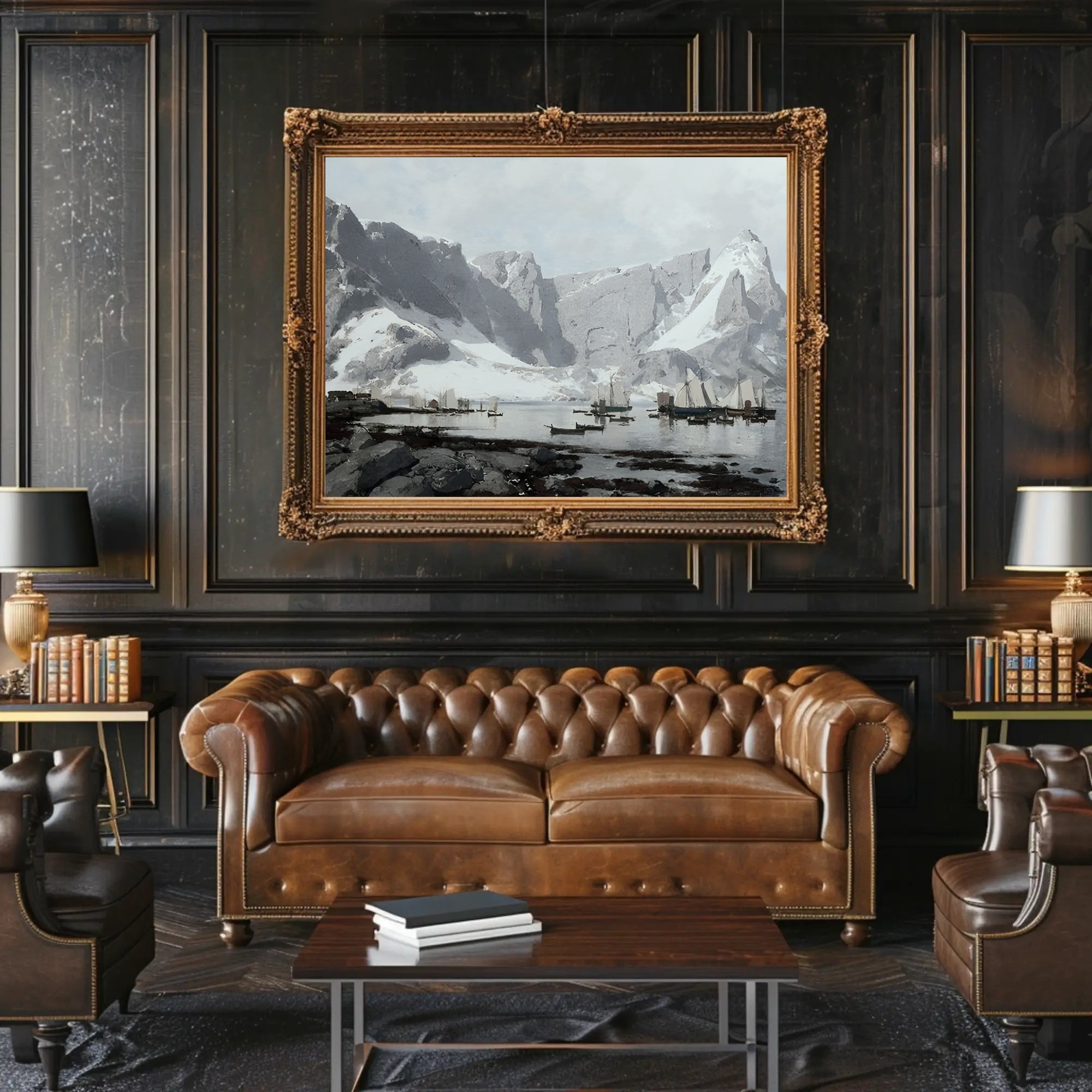 Arctic Sailing Scene Poster