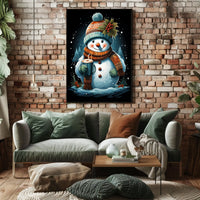 Winter Wonderland Snowman Poster