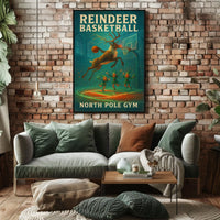 Reindeer Basketball Extravaganza Poster