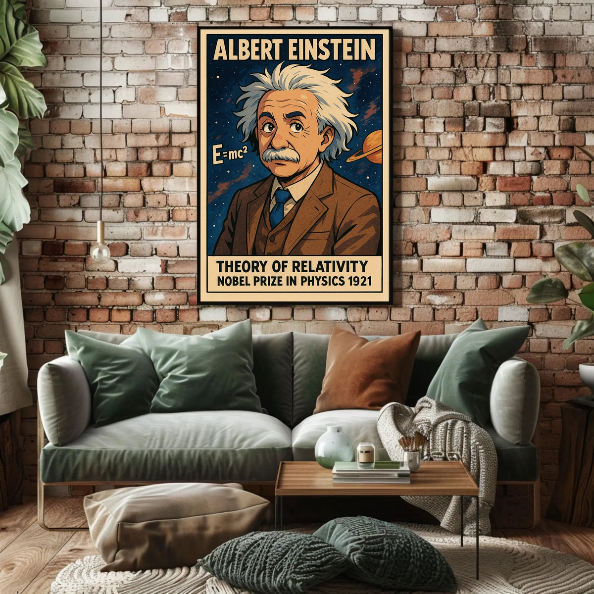 Albert Einstein Theory Of Relativity Poster