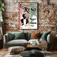 Edward Reno Vintage Magic Performance Cultural Poster