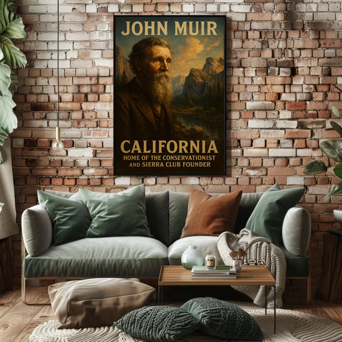 John Muir Conservationist And Sierra Poster