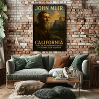 John Muir Conservationist And Sierra Poster