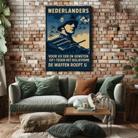 WWII Rallying Call Against Bolshevism Propaganda Poster