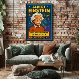 Albert Einstein Theory Of Relativity Poster