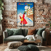 Berner Oberland Winter Adventure Poster