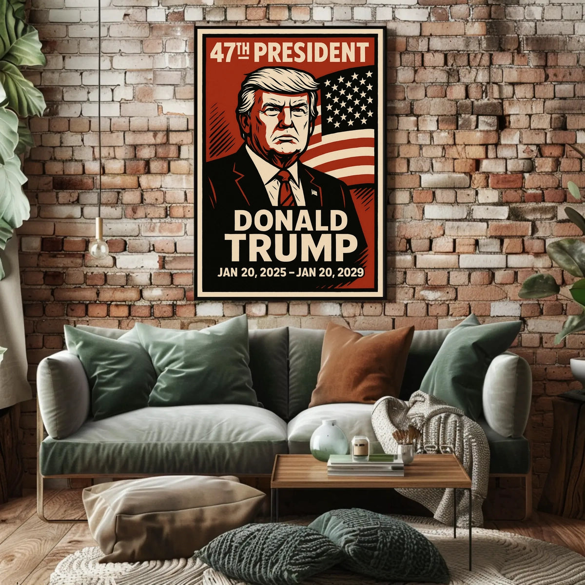 Donald Trump 47th President Poster
