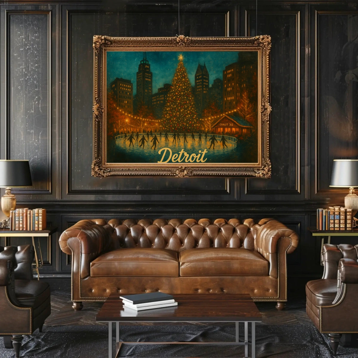 Detroit Winter Wonderland Poster