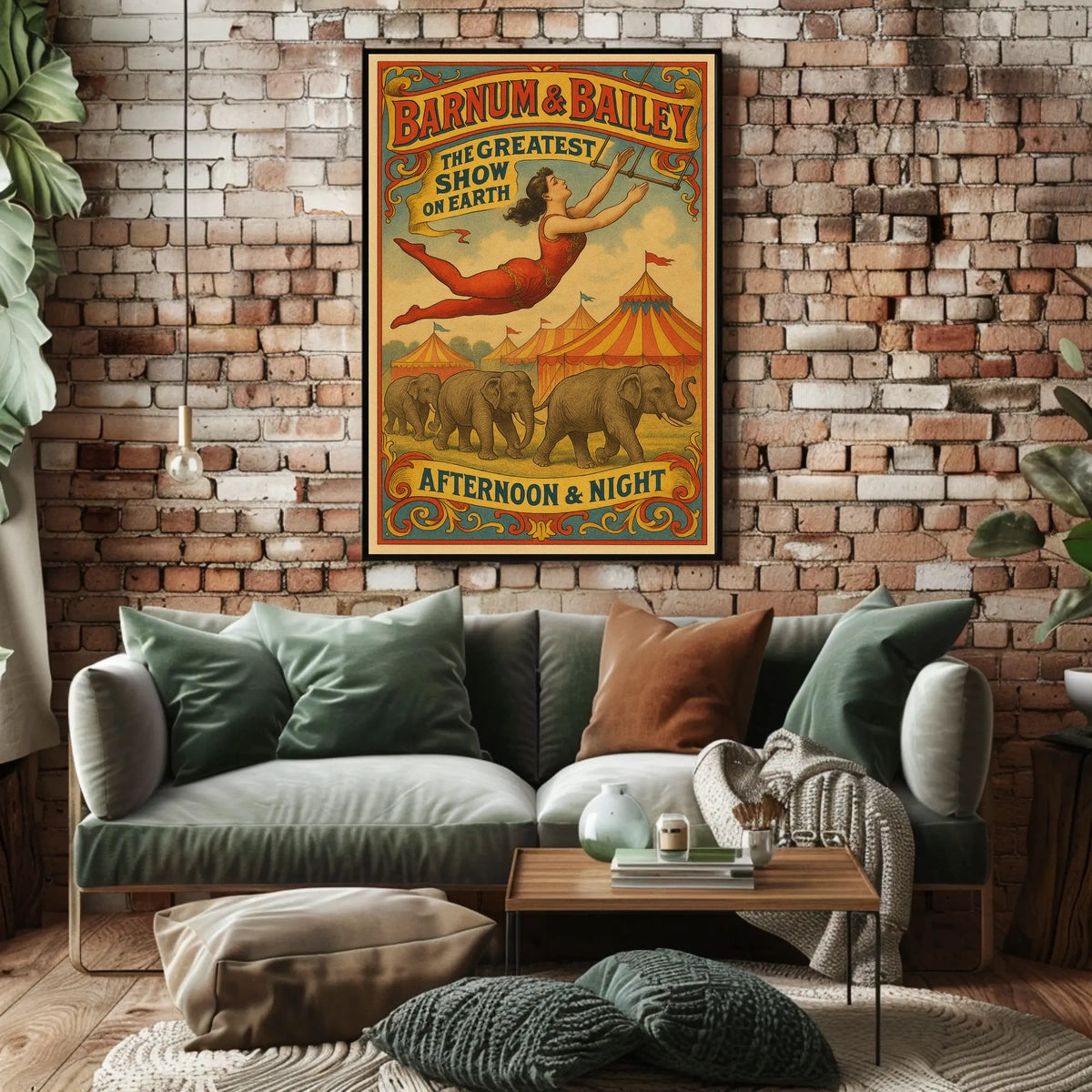 Barnum Bailey The Greatest Show on Earth Poster