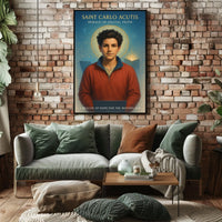 Saint Carlo Acutis Herald Of Digital Poster