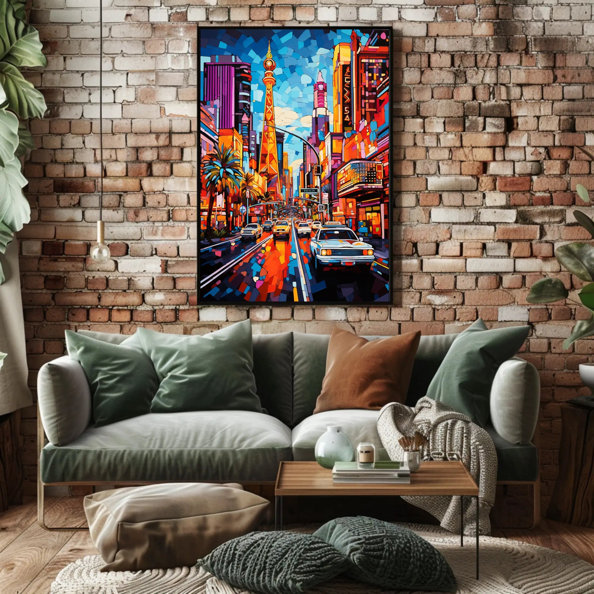 Vibrant Cityscape Poster