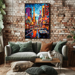Vibrant Cityscape Poster