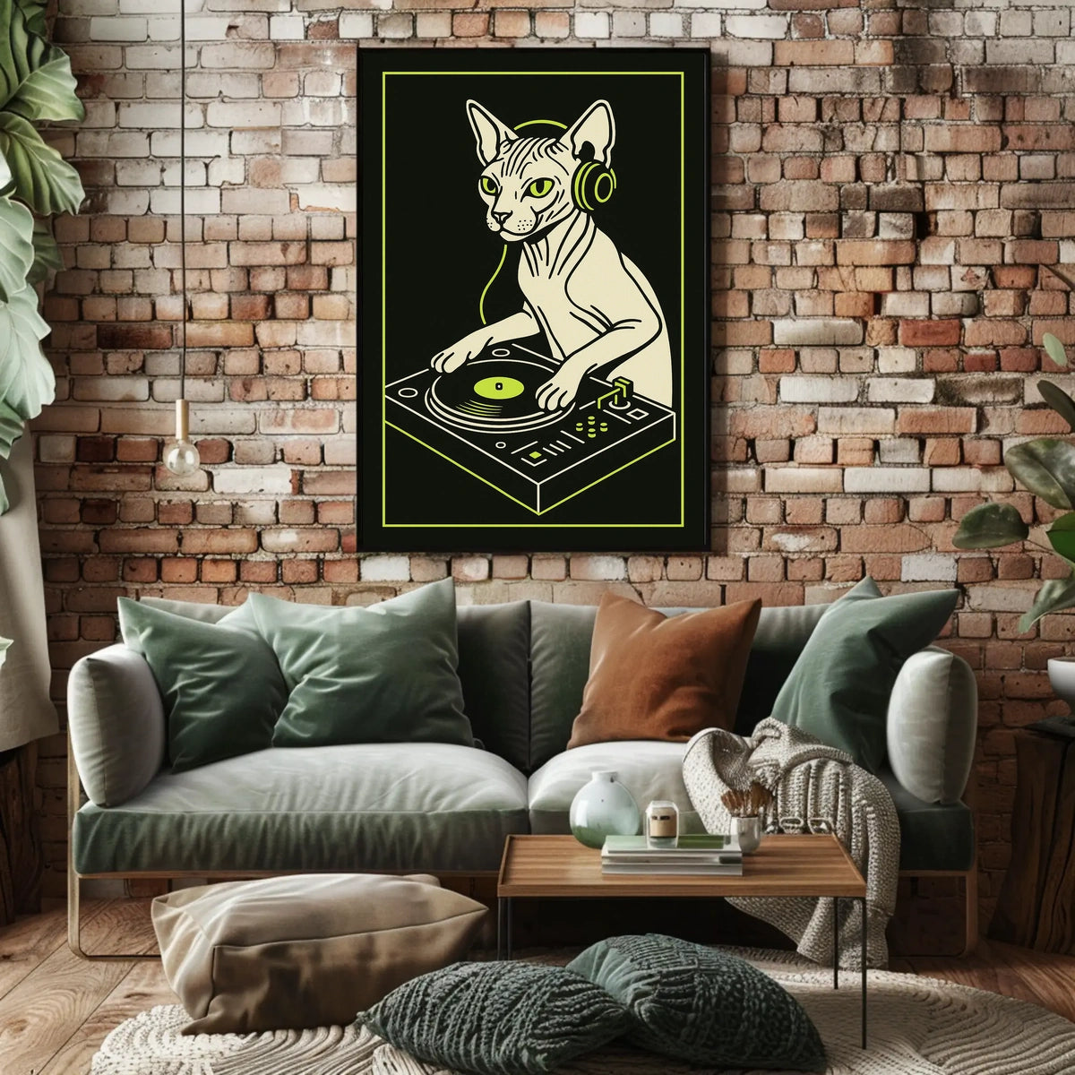 Dj Cat Vibes Poster