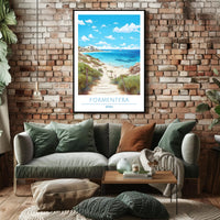 Formentera Serenity Travel Poster
