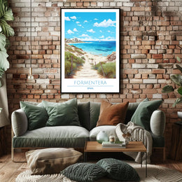 Formentera Serenity Travel Poster